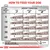 Feeding guide table showing daily food amounts by dog weight and condition: thin, normal, overweight. Includes grams and can portions for 5–40kg dogs. Water symbol shown. Consult vet.