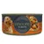 Tin labelled 100% natural ingredients, in broth, chicken with beef and vegetables. Image shows food contents with visible vegetables and grains.