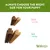 Guide showing two treat sizes: XS/S for 2.3–9 kg and M/L for 9–18 kg, with the message to always choose the right size for your puppy. Whimzees Wellness branding shown.