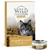 Wild Freedom Instinctive Wide Prairies kattenvoer, 6 x 70 g. Tekst: with fresh muscle meat, 100% grain-free recipe. Afbeelding van kat op verpakking en blikje.