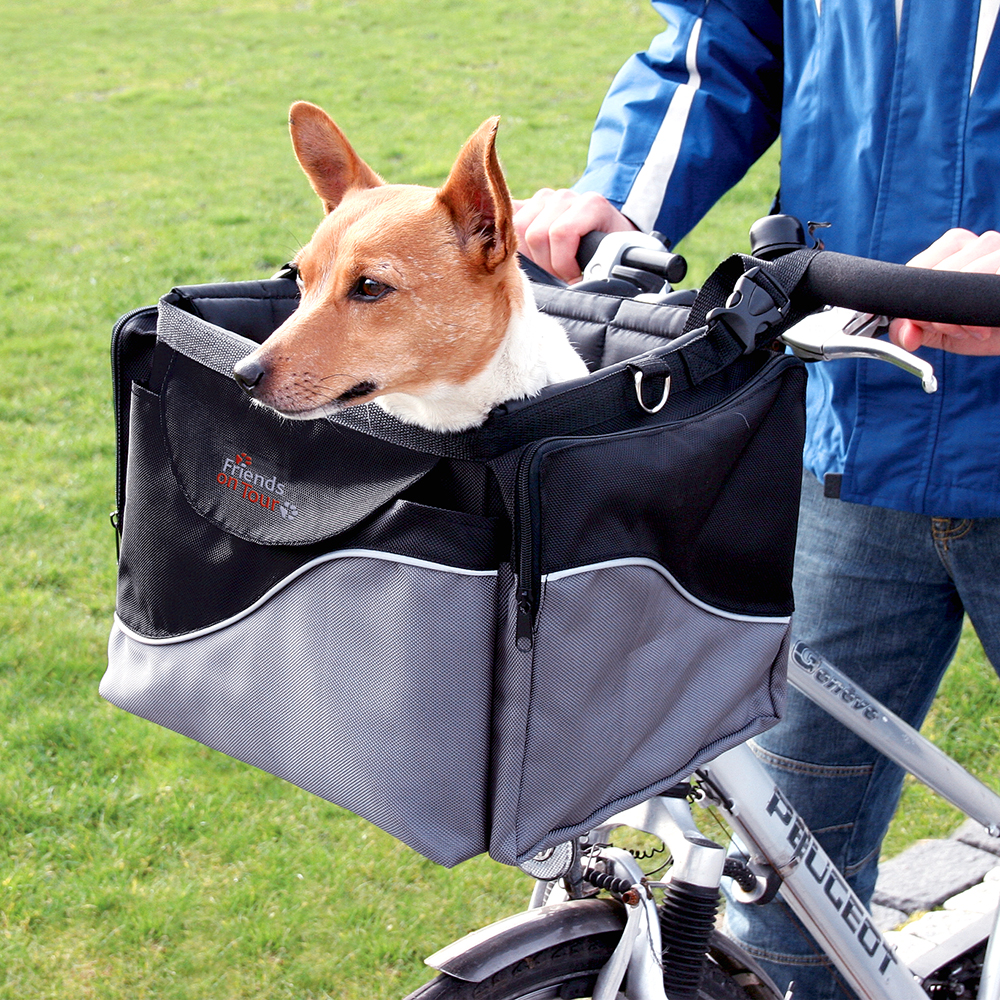 Fotografie produktu: Trixie košík na kolo Friends on Tour de Luxe - D 41 × Š 26 × V 26 cm
