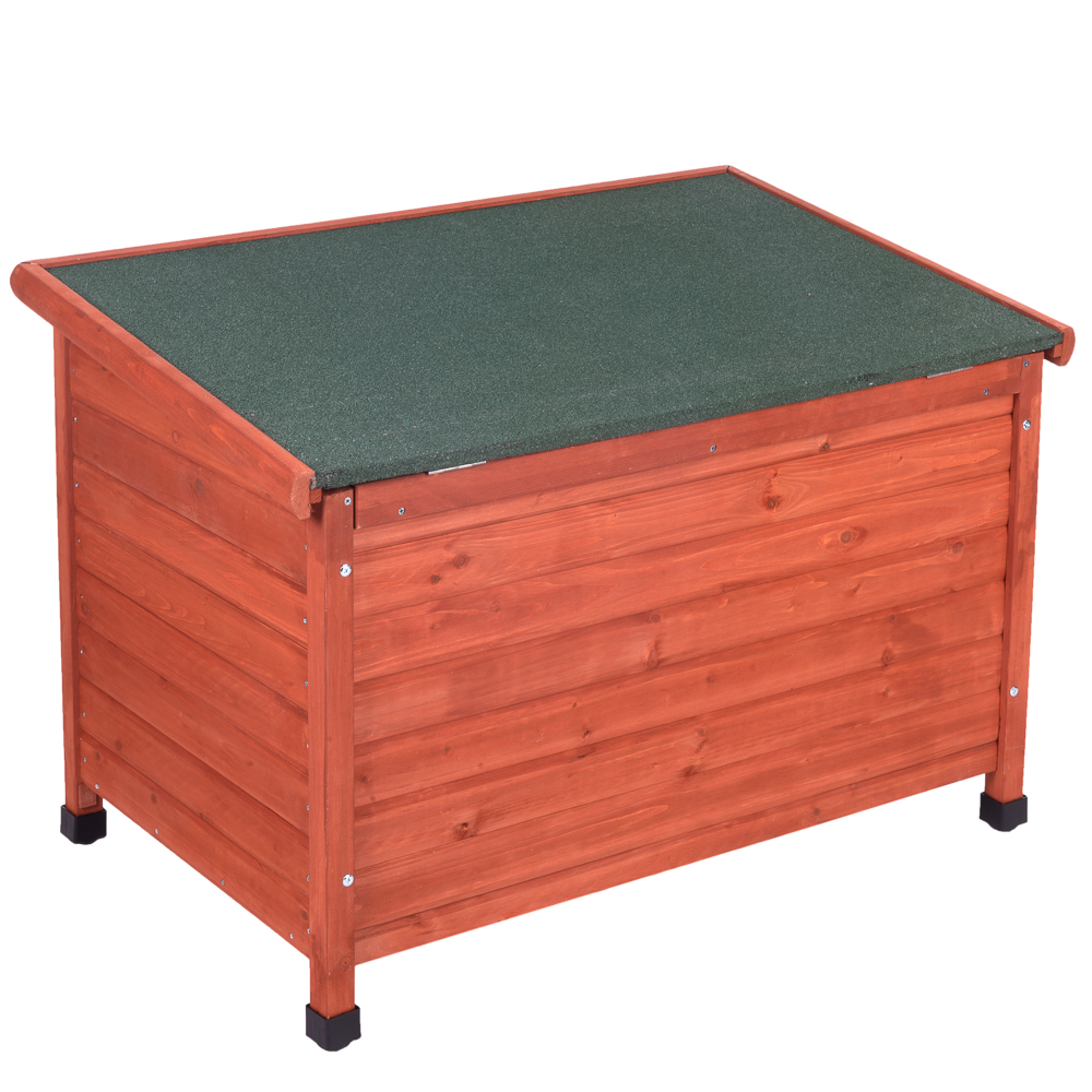 Fotografie produktu: Bouda pro psy Woody s rovnou střechou - vel. M: Š 104 x D 66 x V 70 cm