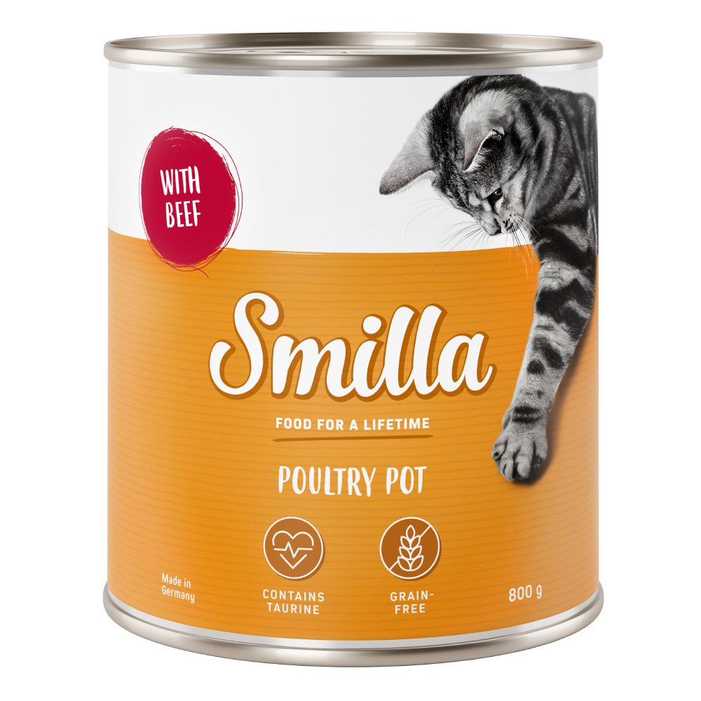 Fotografie produktu: Smilla drůbeží konzerva 24 x 800 g - jemné drůbeží s kachním