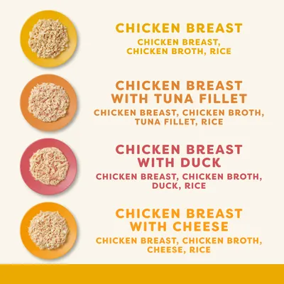 Applaws Adult Cat Cans Tuna/Fish in Broth 70g - Chicken Selection: 4 Varieties (24 x 70g)