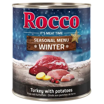 Rocco Seasonal Menu Winter. Pulyka burgonyával, 800 g konzerv. It's Meat Time.