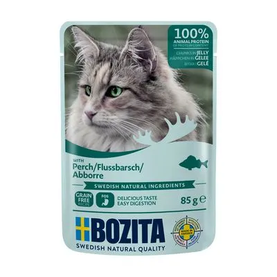Bozita Bucățele în gelatină Pliculețe 12 x 85 g