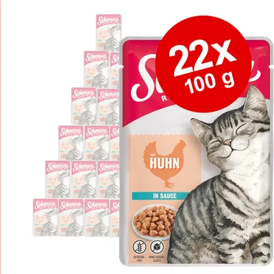 Schmusy Ragout in Saus Kattenvoer 22 x 100 g
