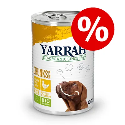Yarrah Bio Bocconcini 12 x 405 g Umido per cane