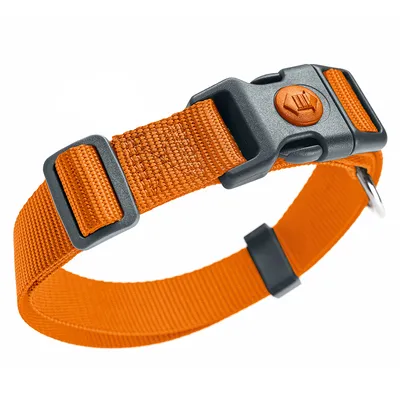 Collier HUNTER London, orange pour chien