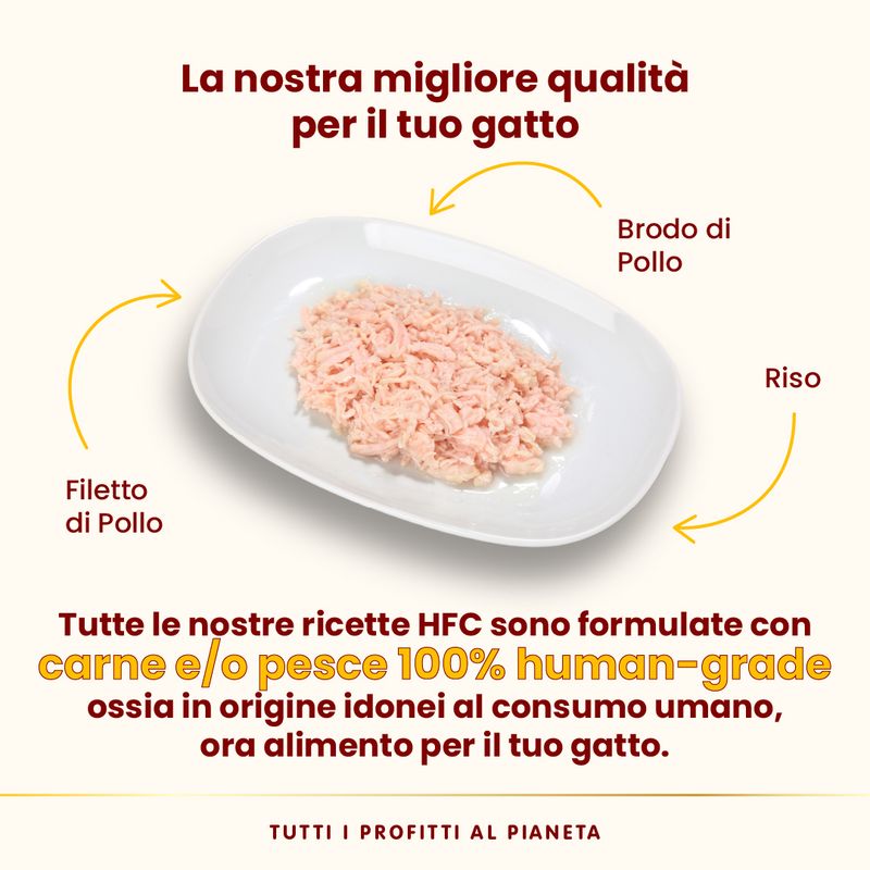Almo Nature HFC Natural Light 24 x 50 g Alimento umido per gatti