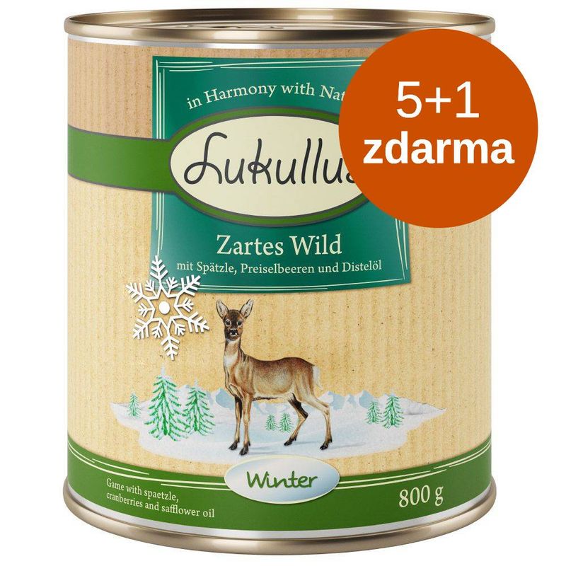 Lukullus Zimní menu konzervy, 6 x 800 g - 5 + 1 zdarma