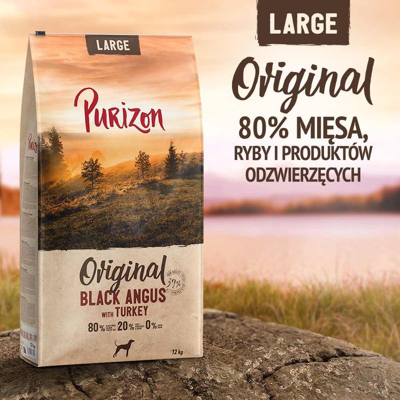 Purizon Large Adult, wołowina Black Angus i indyk