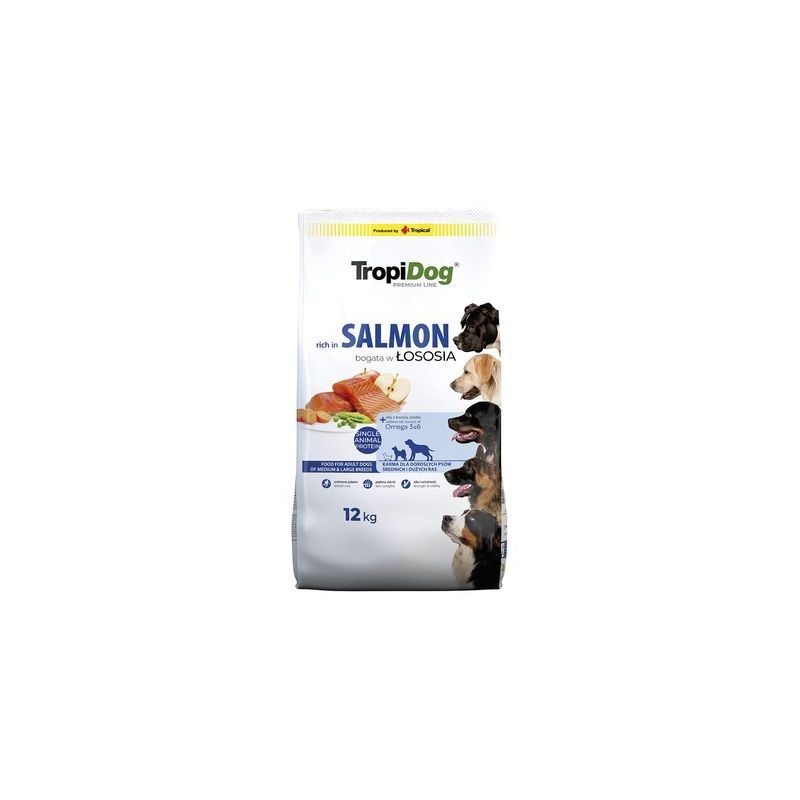 Tropidog Premium Adult Medium & Large Zalm