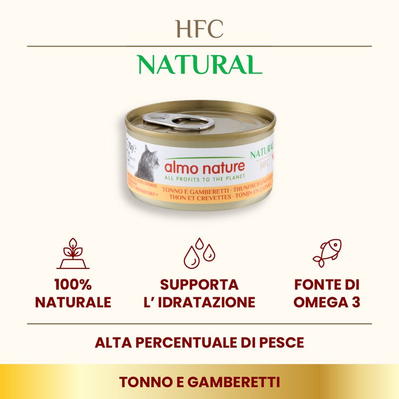 Almo Nature HFC Natural 6 x 70 g umido gatto
