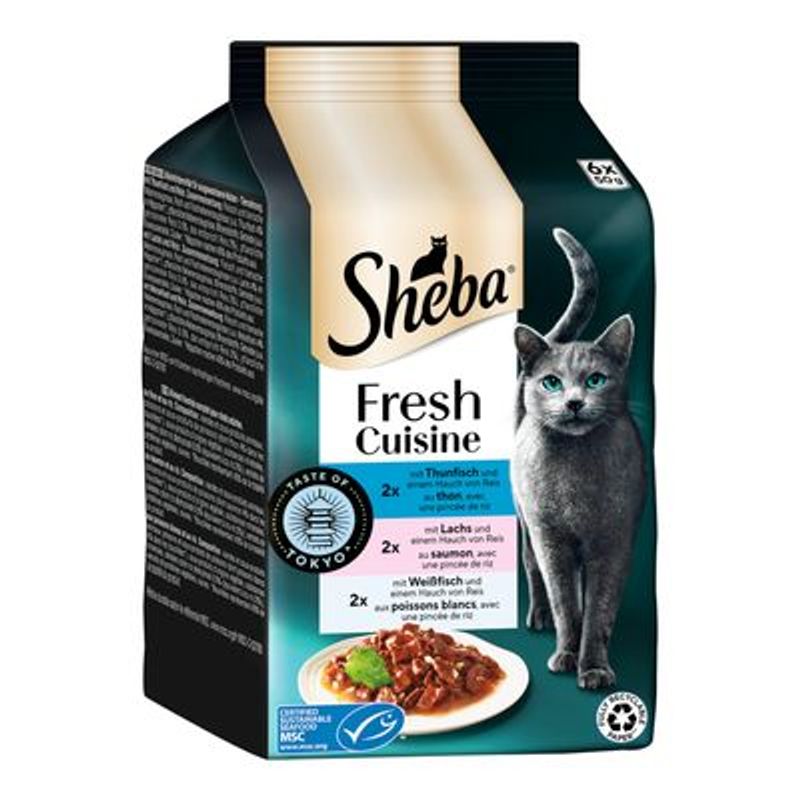 Sheba Verse Keuken Smaak van Tokio 6 x 50 g