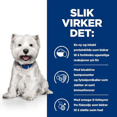 Hill’s Prescription Diet Canine Derm Complete Mini tørrfôr