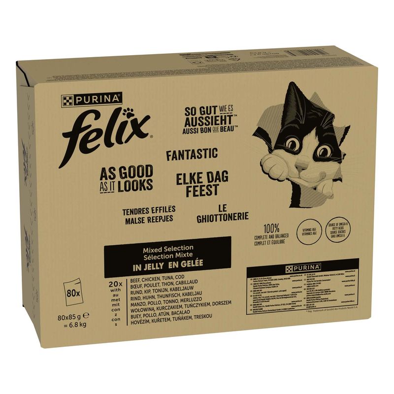 Megabalenie Felix Fantastic kapsičky 80 x 85 g