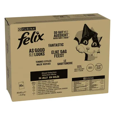 Megabalenie Felix Fantastic kapsičky 80 x 85 g