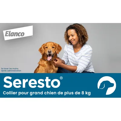 Collier antiparasitaire Seresto® pour chien