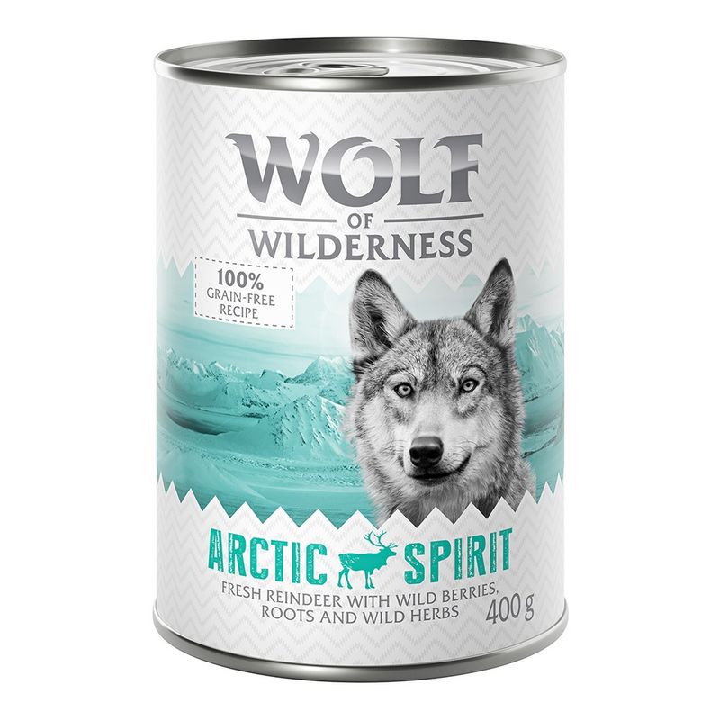 Wolf of Wilderness Adult 6 x 400 g - Single Protein
