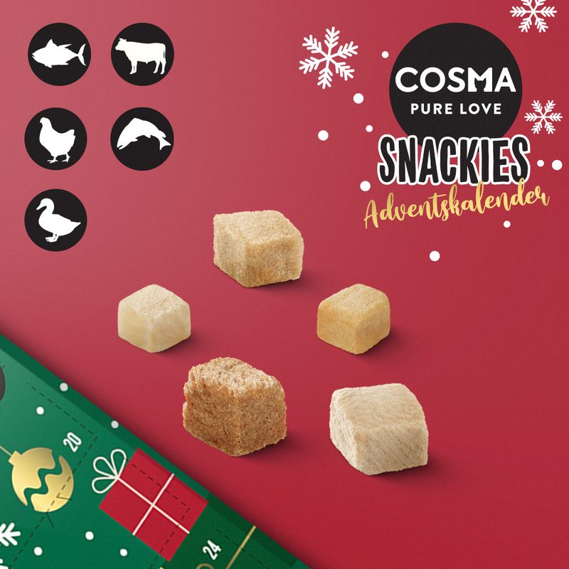 Cosma Snackies Adventskalender voor katten