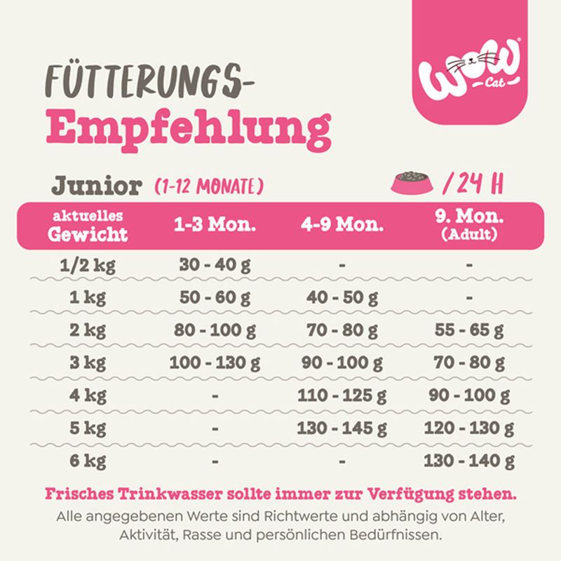 Wow Cat Junior mit Geflügel