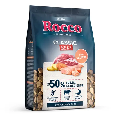 Rocco Senior Classic hovězí s lososem