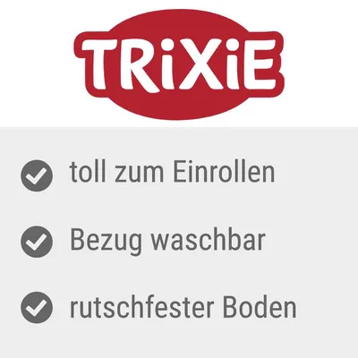 Trixie. Eigenschaften: toll zum Einrollen, Bezug waschbar, rutschfester Boden.