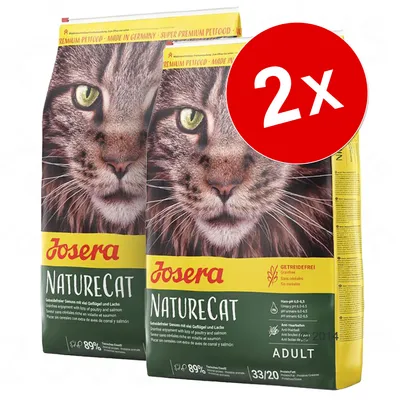 Lot de croquettes pour chat Josera 2 x 10 kg