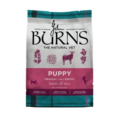 Burns Puppy Original - Lam & Rijst - Dubbelpak: 2 x 6kg