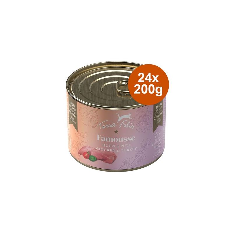 Ekonomipack Terra Felis Famousse 24 x 200 g