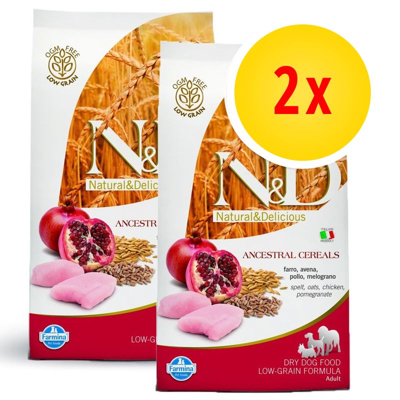 Fai scorta! 2 x 12 kg Farmina N&D Crocchette per cani