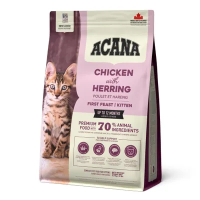 Acana Kitten z kurczakiem i śledziem -1,8 kg Acana Kitten z kurczakiem i śledziem -1,8 kg