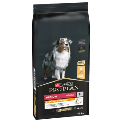 16 kg PURINA PRO PLAN + 12 x 400 g All Size Adult Everyday Nutrition Fisk gratis! - Medium Adult Everyday Nutrition
