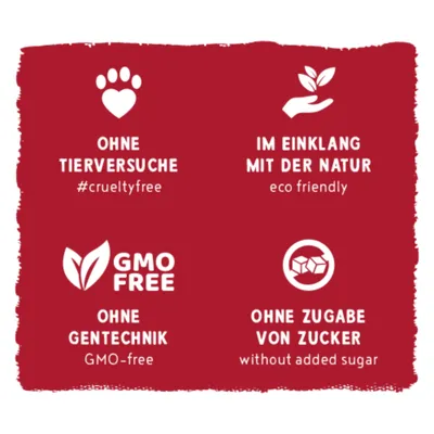 Sans tests sur les animaux #crueltyfree, respectueux de la nature eco friendly, sans OGM GMO-free, sans ajout de sucre without added sugar. Sans tests sur les animaux #crueltyfree, respectueux de la nature eco friendly, sans OGM GMO-free, sans ajout de sucre without added sugar.