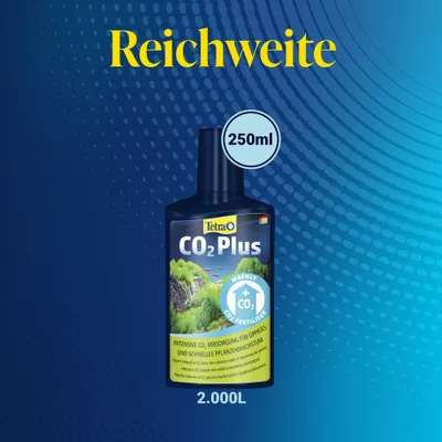 Tetra CO2 Plus, 250ml Flasche, intensive CO2-Versorgung für üppiges und schnelles Pflanzenwachstum, Reichweite 2.000L. Tetra CO2 Plus, 250ml Flasche, intensive CO2-Versorgung für üppiges und schnelles Pflanzenwachstum, Reichweite 2.000L.