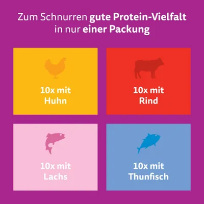 Whiskas 1+ Adult Frischebeutel 40 x 85 g - Mixed Menu in Gelee (4 Sorten) Whiskas 1+ Adult Frischebeutel 40 x 85 g - Mixed Menu in Gelee (4 Sorten)