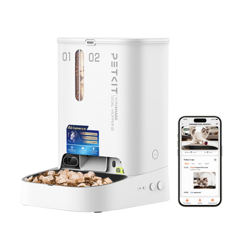 Petkit YumShare Dual-Hopper 2 mit AI-Kamera