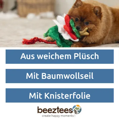 Beeztees Hundespielzeug Weihnachtsbaum - Fir: L 30 x B 20 x H 15 cm
