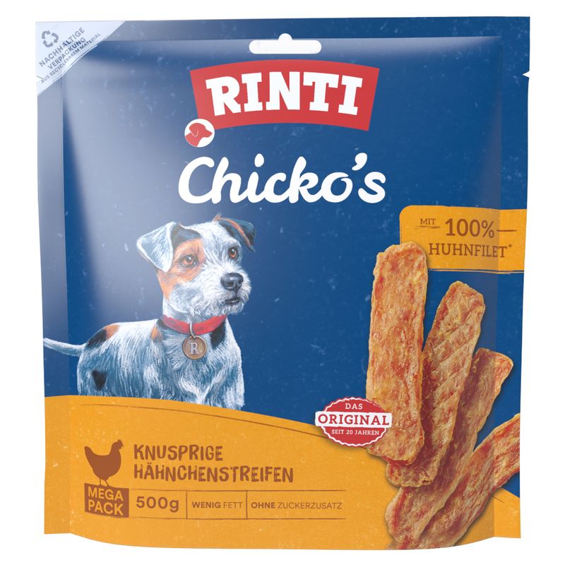 Rinti Rinti Extra Chicko Strips Chicken Adult Dry Dog Food pet food packaging