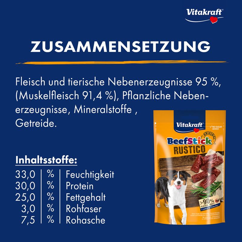 Vitakraft Beef Sticks Rustico