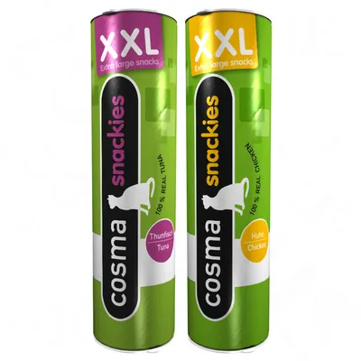 Blandet prøvepakke: Cosma snackies XXL