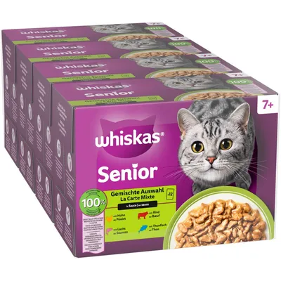 Megapakiet Whiskas Senior, saszetki, 48 x 85 g