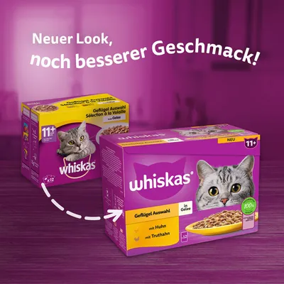 Sparpack: Whiskas Senior portionspåse 48 x 85 g