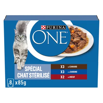 24 + 8 ingyen! 32 x 85 g PURINA ONE vegyes csomag