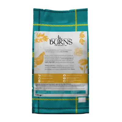 Burns Adult & Senior Original - Chicken & Brown Rice - 12 + 2kg Free! Burns Adult & Senior Original - Chicken & Brown Rice - 12 + 2kg Free!
