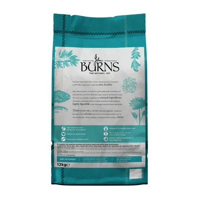 Burns Adult/Senior Original Vis & Bruine Rijst Hondenvoer - 12 kg Burns Adult/Senior Original Vis & Bruine Rijst Hondenvoer - 12 kg