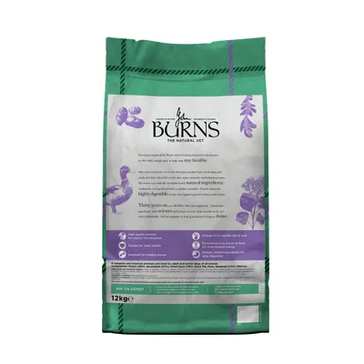 Burns Adult & Senior Sensitive Duck & Potato - 12 kg Burns Adult & Senior Sensitive Duck & Potato - 12 kg