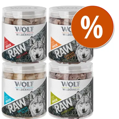 Wolf of Wilderness RAW Snacks liofilizados - Pack económico