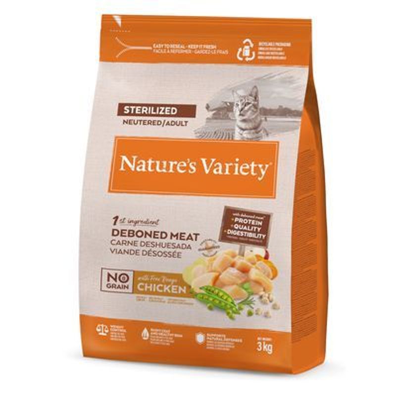 Nature's Variety Selected Sterilized Scharrelkip Kattenvoer